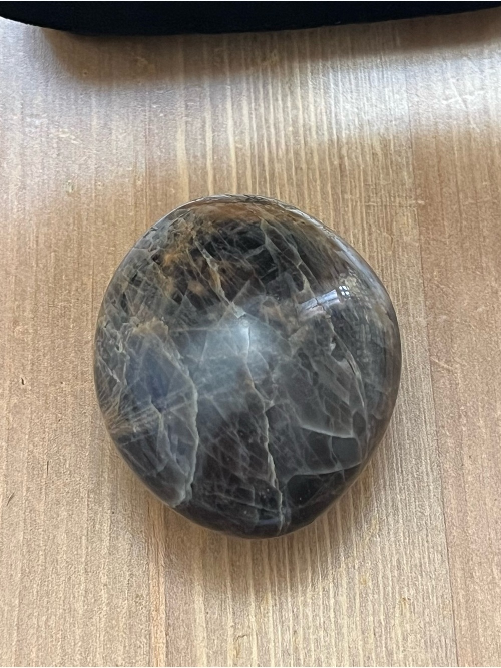 Black moonstone healing crystal stone